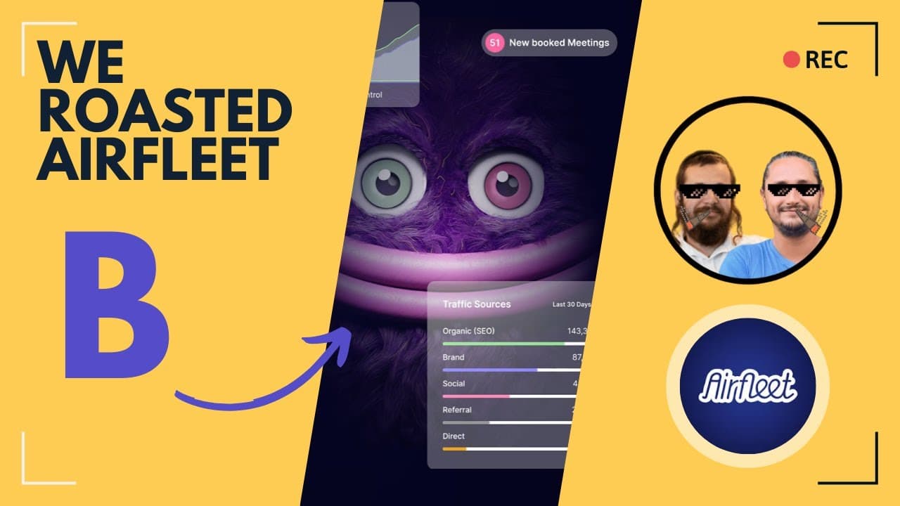 We Roasted Airfleet: How They Can 10X Their Traffic