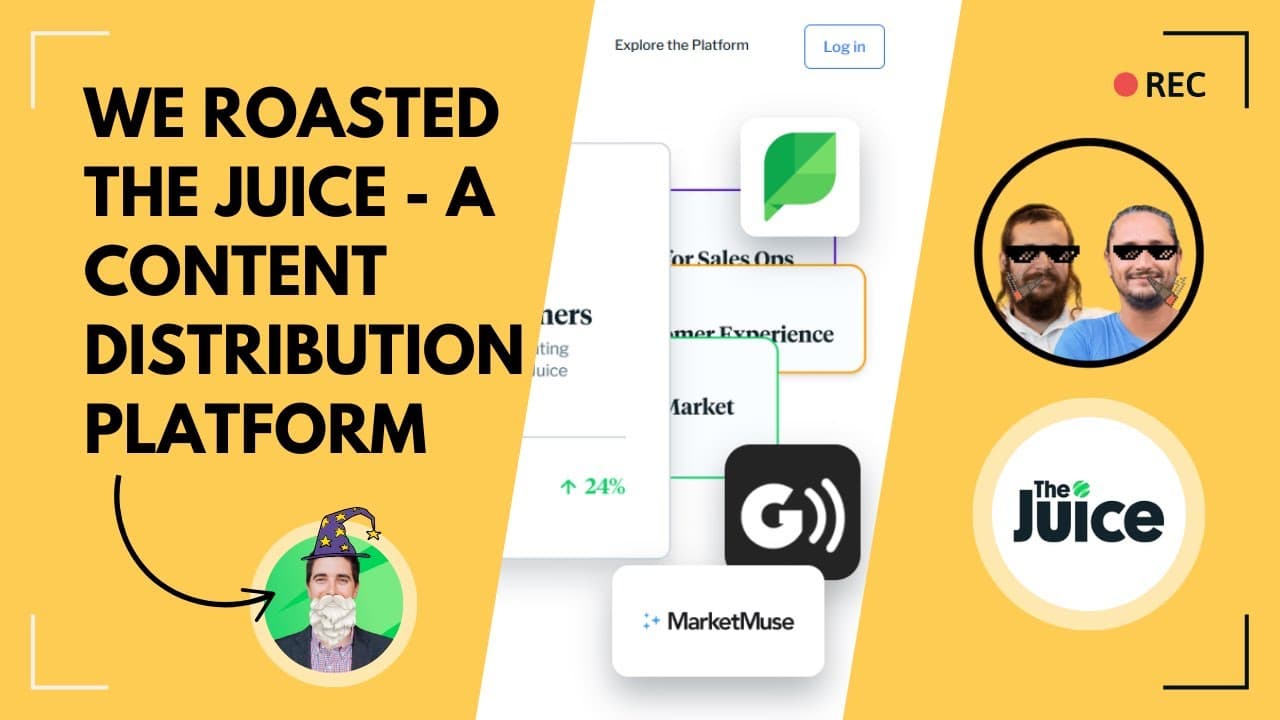 We Roasted theJuice: Headers, Content Strategy, Foundations